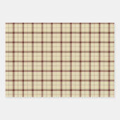 タータンチェック紙、 ラッピングペーパーシート (正面3)