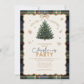 タータンチェック縁どパーティーブルーID1141B シーズンカード (正面)