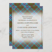 タータンチェック美しいクランアンダーソン・スコティッシュプレイド (正面/裏面)