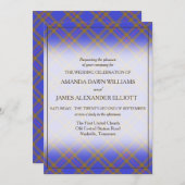 タータンチェック美しいクランエリオットスコティッシュプレイド (正面/裏面)