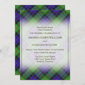 タータンチェック美しいクランガンスコットランドプレイド (正面/裏面)