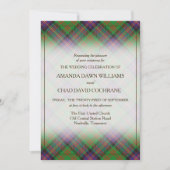 タータンチェック美しいクランコクラネスコティッシュプレイド (正面)