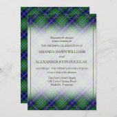 タータンチェック美しいクランダグラスコットランドプレイド (正面/裏面)