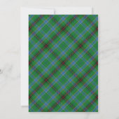 タータンチェック美しいクランダンカンスコティッシュプレイド (裏面)