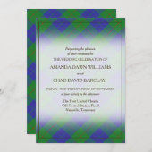 タータンチェック美しいクランバークレイ狩りスコティッシュプレイド (正面/裏面)