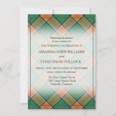 タータンチェック美しいクランポーロックスコティッシュプレイド (正面)