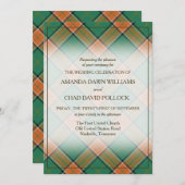 タータンチェック美しいクランポーロックスコティッシュプレイド (正面/裏面)