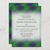 タータンチェック美しいクランマクインタイアスコティッシュプレイド (正面/裏面)