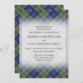 タータンチェック美しいクランマクラーレンスコティッシュプレイド (正面/裏面)