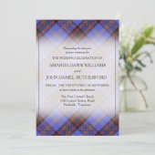 タータンチェック美しいクランラザフォードスコティッシュプレイド (スタンド正面)