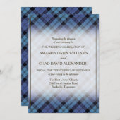 タータンチェック美しいストラスクレイドブルースコティッシュプレイド (正面/裏面)