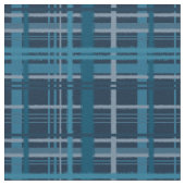 タータンチェック青のパターン ファブリック (クローズアップ)