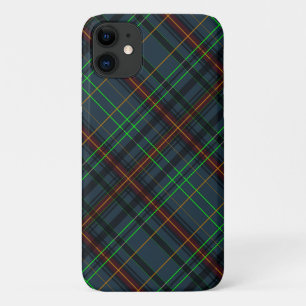 タータンチェック青、オレンジ、緑… iPhone 11 ケース