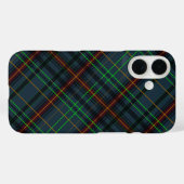 タータンチェック青、オレンジ、緑… Case-Mate iPhoneケース (裏面 (横))