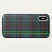 タータンチェック青、オレンジ、緑… Case-Mate iPhoneケース (裏面(横))