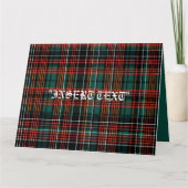 タータンチェック カード (正面)