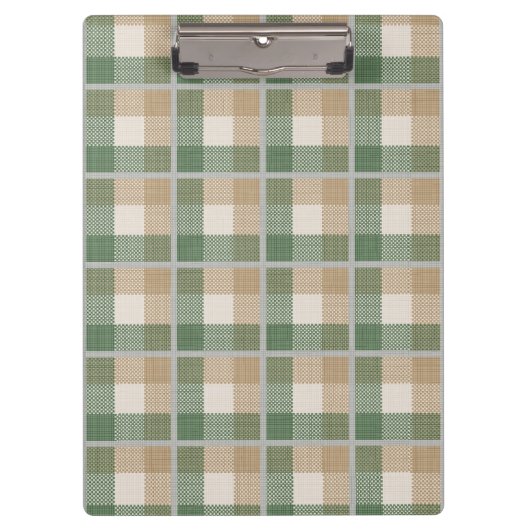 タータンチェック クリップボード (正面)