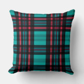 タータンチェック，スコットランドタータンチェック，パターン， クッション (正面)