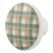 タータンチェック セラミックノブ (右)