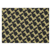 タータンチェック – ドキシーグリーン テーブルクロス (正面(横))