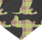 タータンチェック – ドキシーグリーン テーブルクロス (アングル)