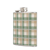 タータンチェック フラスク (左)
