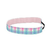 タータンチェック、格子縞パターン アスレチックヘッドバンド (右)