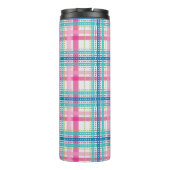 タータンチェック、格子縞パターン タンブラー (裏面)