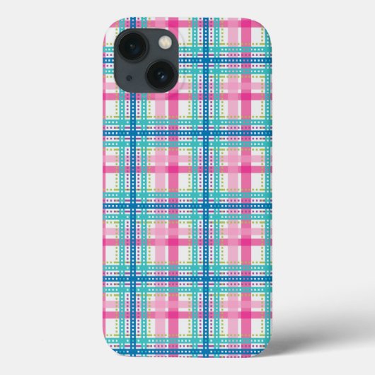 タータンチェック、格子縞パターン Case-Mate iPhoneケース (裏面)