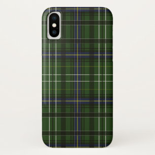 タータンチェック(緑) iPhone X ケース