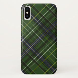 タータンチェック(緑) iPhone X ケース