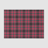 タータンチェック – 黒い赤い白 薄葉紙 (正面)