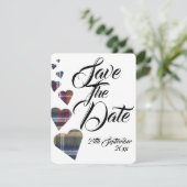 タータン ウェディング セーブ ザ デート 招待状 (スタンド正面)