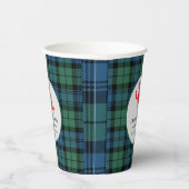 タータン プレイド カニの煮込みパーティー 婚約パーティー 紙コップ (右)