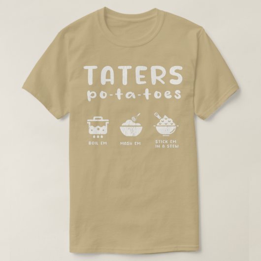 タータースポテト1 Tシャツ (デザイン正面)