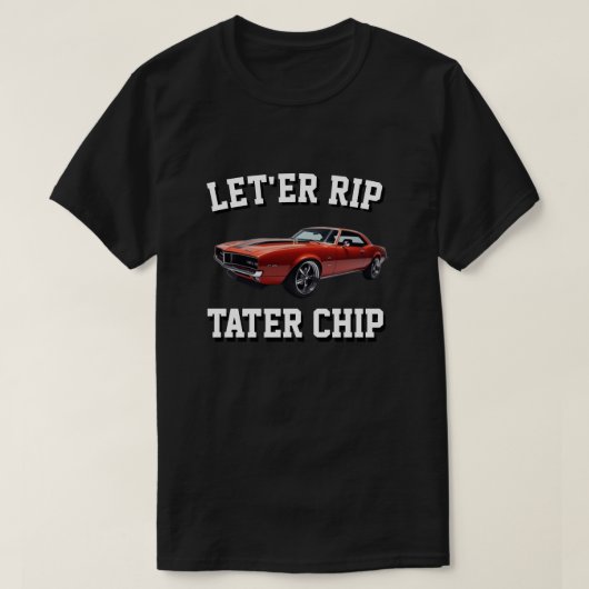 ターターチップアメリカの筋肉を裂こう Tシャツ (デザイン正面)