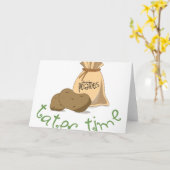 ターター時間 カード (黄色い花)