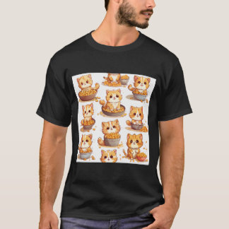 ターター遊トットで猫 Tシャツ