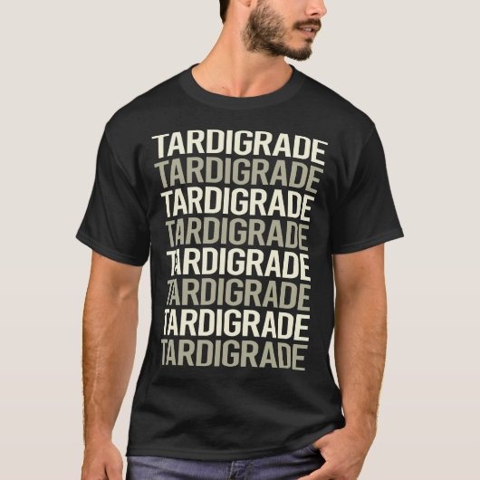 ターディグレード水クマ水熊コケ子豚 Tシャツ (正面)