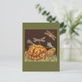 タートスクールバスはがき ポストカード (スタンド正面)