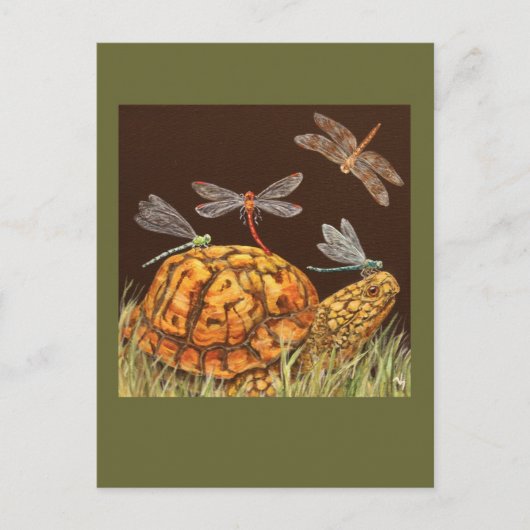 タートスクールバスはがき ポストカード (正面)