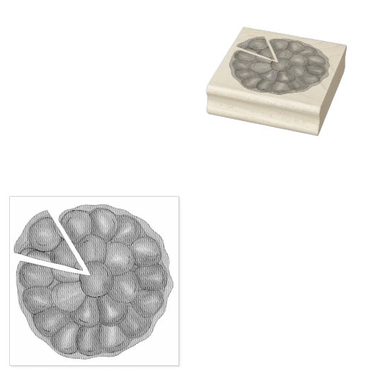 タートタティンアップルフランスのフルーツタートパイペストリー ラバースタンプ (押印)