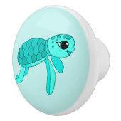 タートリーカッコいいベビーウミガメ セラミックノブ (右)