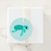 タートリーカッコいいベビーウミガメ フェイバータグ (インサイチュ)