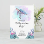 タートリー素晴らしパーティの招待状 招待状 (スタンド正面)