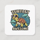 タートリー素晴らし スクエア名刺 (正面)