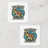 タートリー素晴らし スクエア名刺 (正面/裏面)