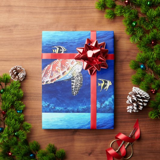 タートリー素晴らし ラッピングペーパー (クリスマスギフト)