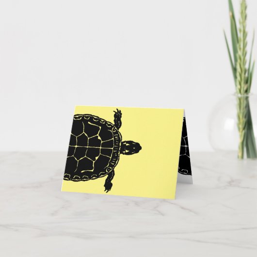 『タートルごめん遅刻したグリーティングカード』 カード (正面)