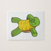 タートルアットヒップホップダンスダブ ジグソーパズル (横)